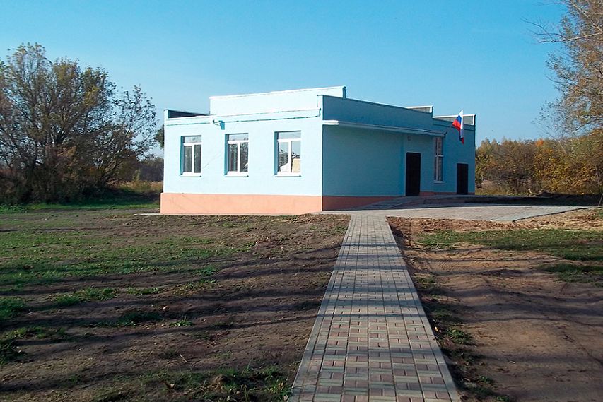 В селе Андросово Железногорского района отремонтировали клуб
