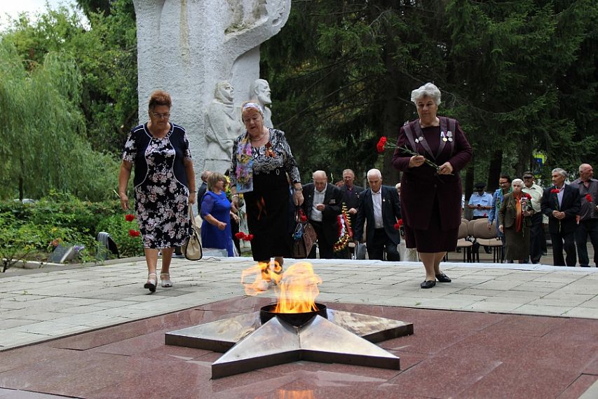 В Железногорске отметили 74-ю годовщину Победы в Курской битве