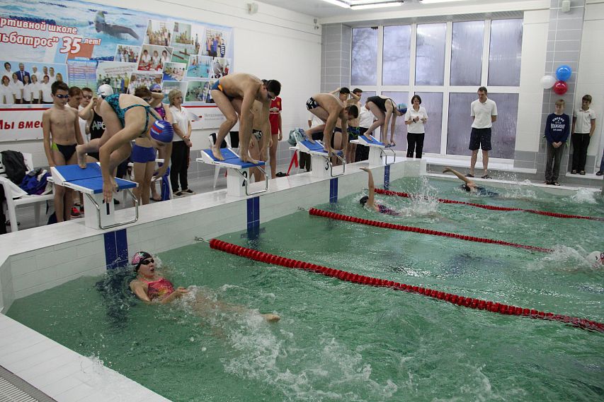 В Железногорске завершился ремонт бассейна спортивной школы «Альбатрос» 