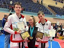 Железногорцы завоевали три медали на турнире по тхэквондо «Кубок Рязанского Кремля»