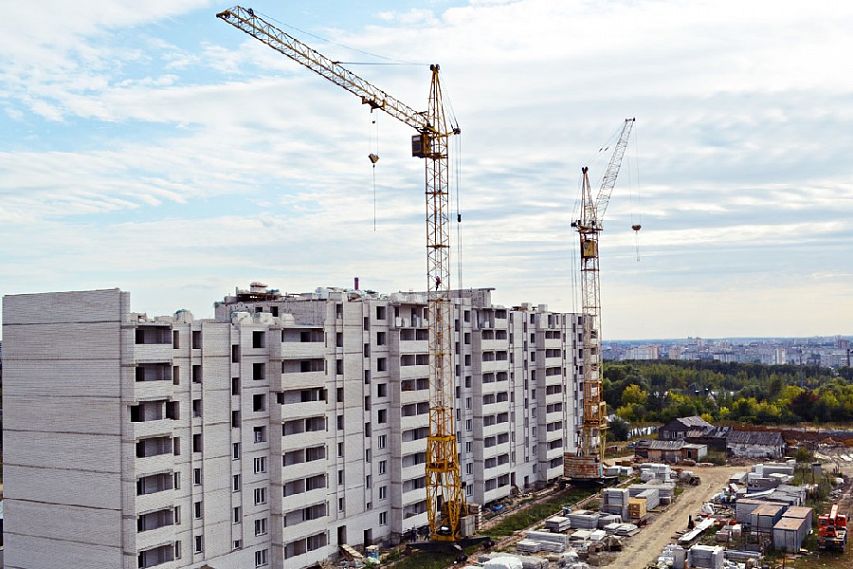 В Курской области с начала года объем работ в строительной сфере составил 23,32 млрд рублей