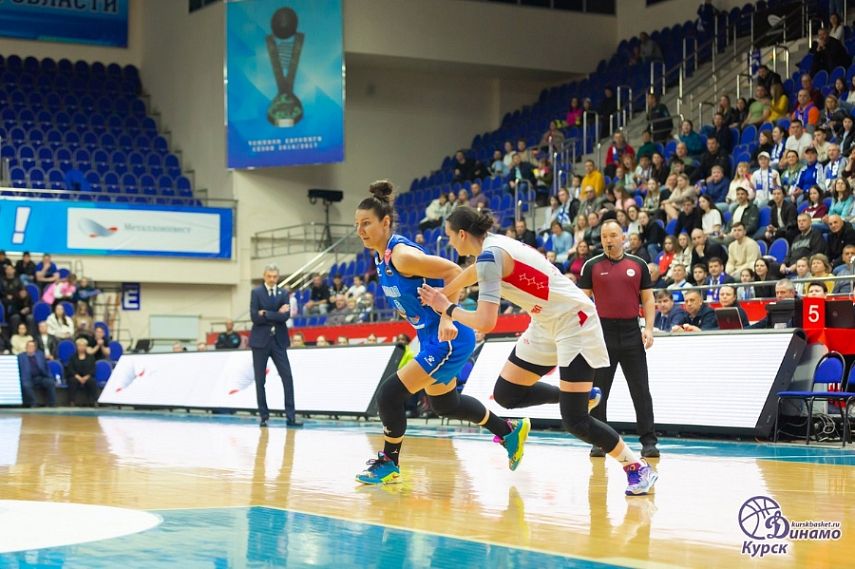 Баскетболистки курского «Динамо» обыграли МБА во втором матче за бронзовые медали 