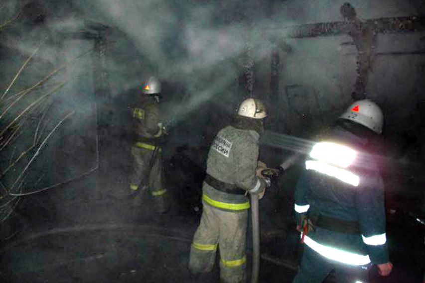 В Железногорском районе произошёл пожар, один человек погиб
