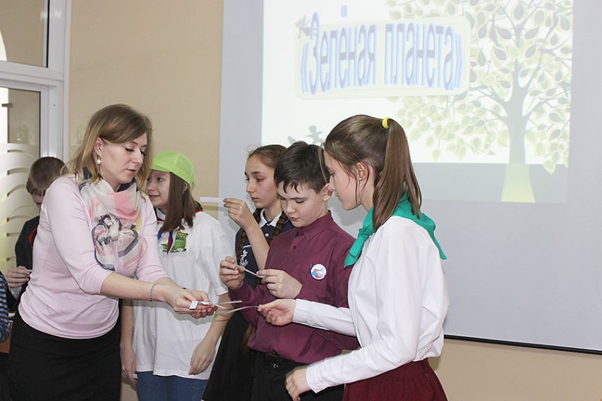 Железногорские школьники приняли участие в экологической игре «Зелёная планета»