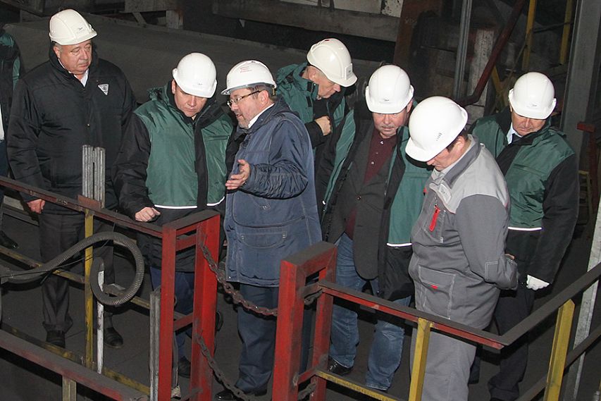 МГОК с рабочим визитом посетил гендиректор Государственной комиссии по запасам полезных ископаемых