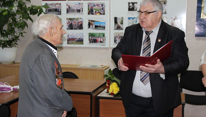 Ветеран МГОКа Василий Беседин отметил 90-летний юбилей