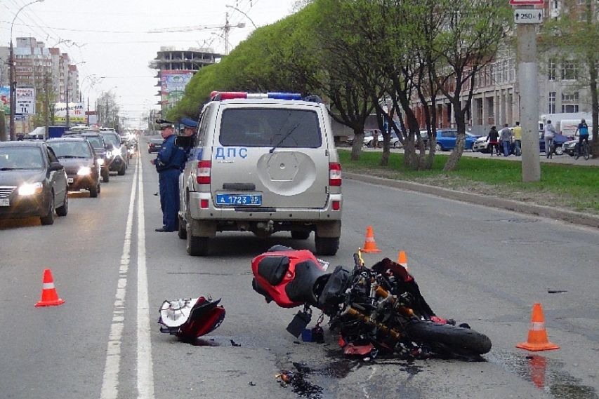 В Курской области увеличилось число ДТП с участием мотоциклистов
