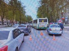 В Железногорске пассажирка автобуса получила ранения в ДТП