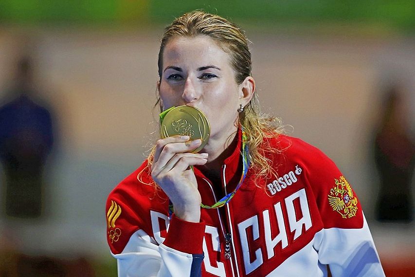 Курская рапиристка Инна Дериглазова завоевала золото на Олимпиаде в Рио
