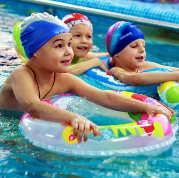 «Веселые старты» детских групп по плаванию