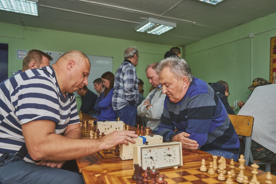 Соревнования рабочей спартакиады Михайловского ГОКа по шахматам стали битвой интеллектов