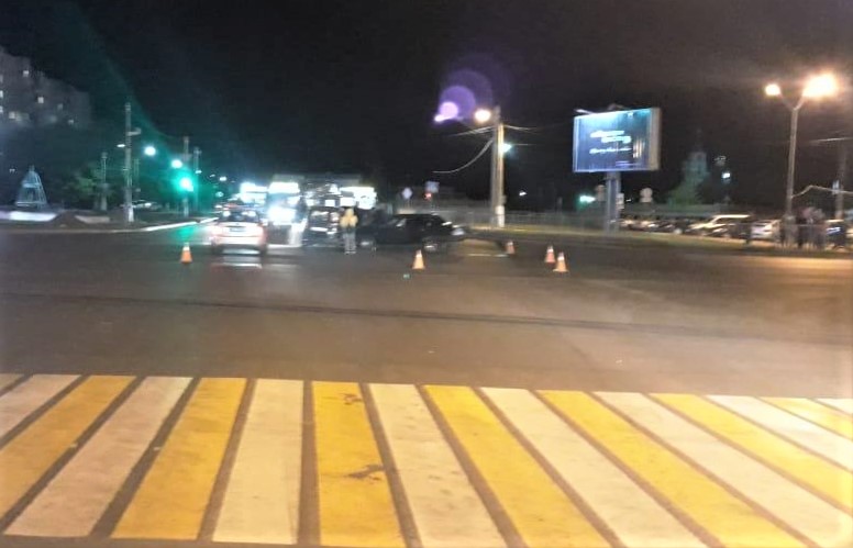 Жительница Железногорска пострадала при столкновении автомобилей