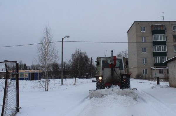 За сутки в Курской области выпало больше половины месячной нормы снега