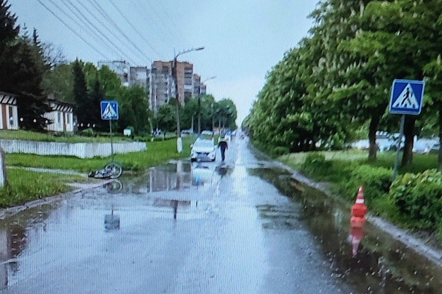 В Железногорске сбили велосипедистку