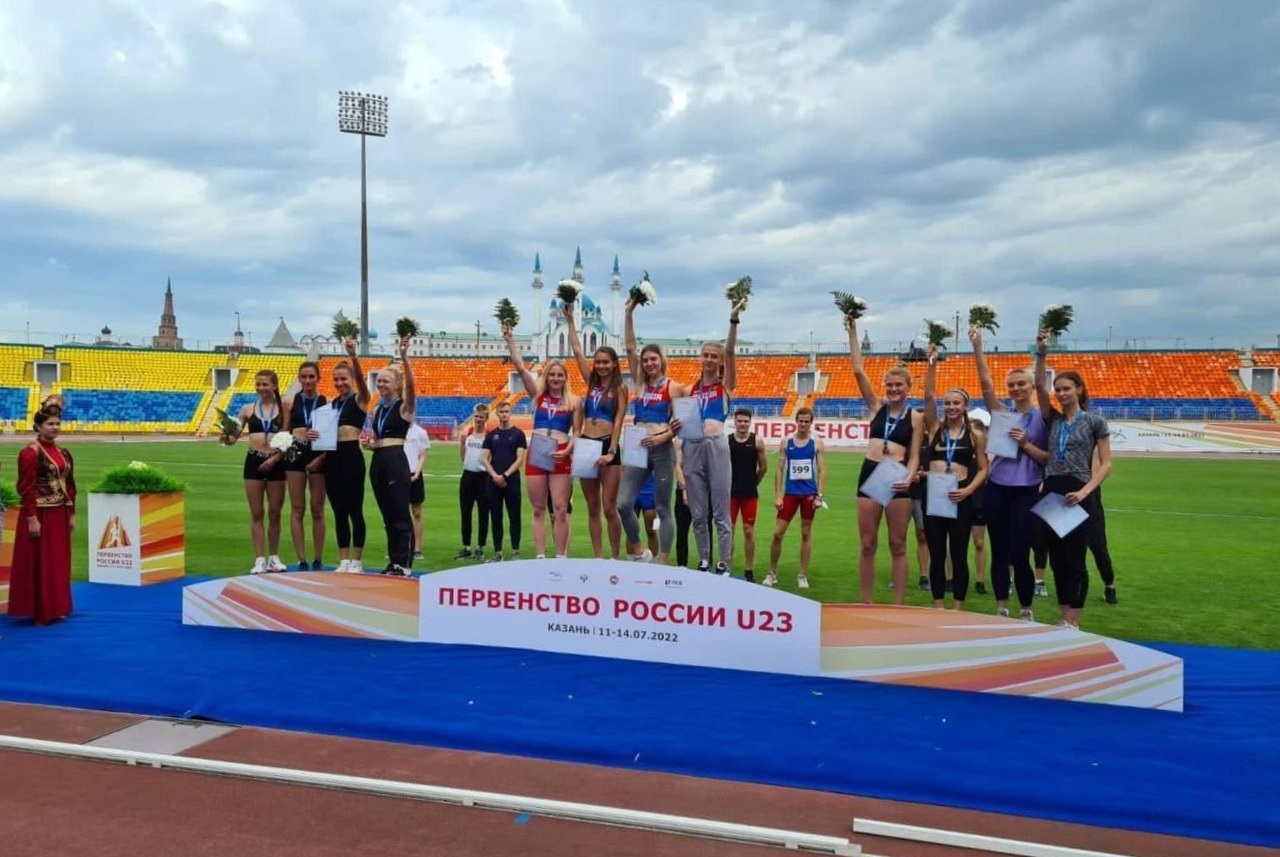 Спортсменка из Железногорска завоевала золото и бронзу на первенстве России по лёгкой атлетике