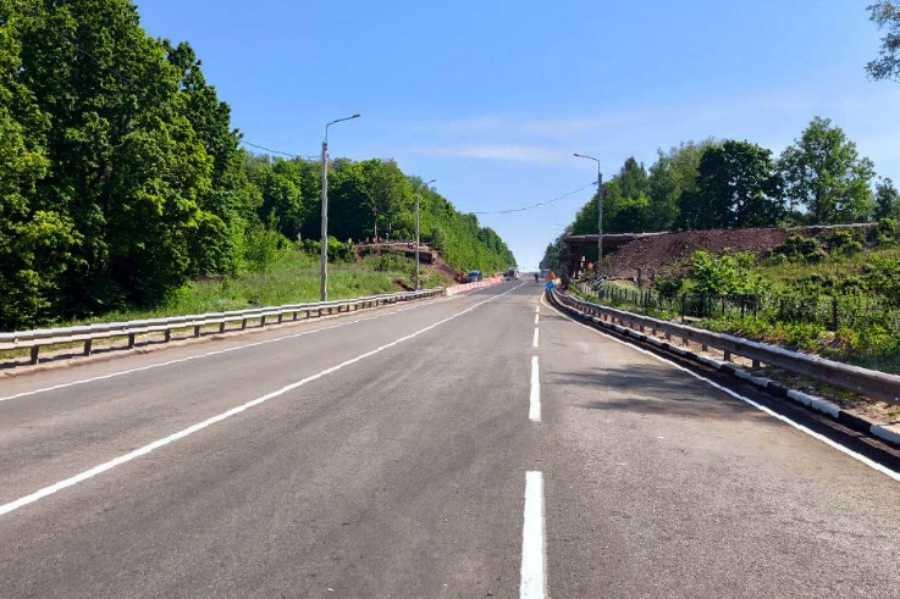 Автомобильное движение на федеральной трассе под Железногорском восстановили