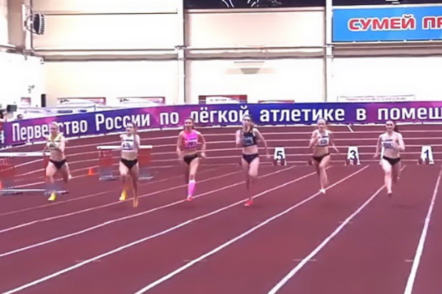 Железногорка Екатерина Пискарёва завоевала золотую медаль на первенстве России по лёгкой атлетике в помещениях
