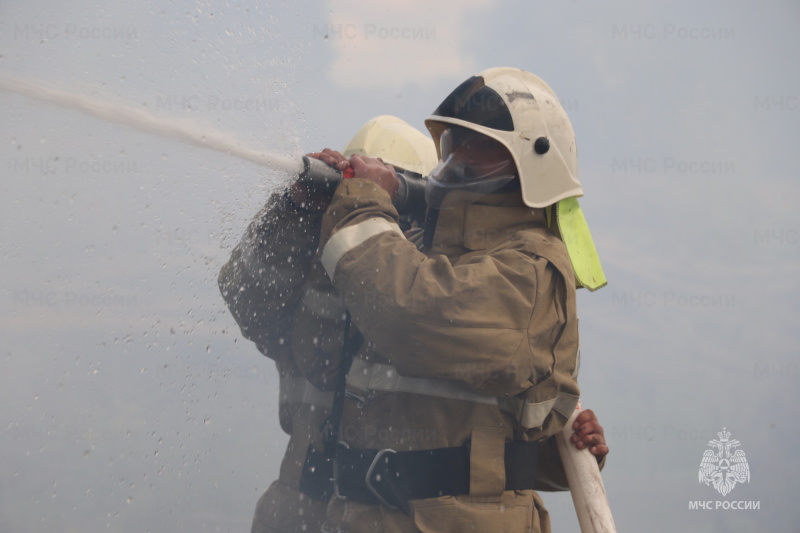 В Железногорском районе при пожаре погиб мужчина