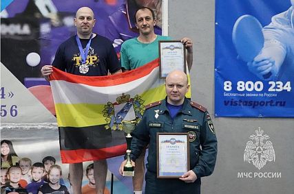 Железногорский пожарный Денис Терзи завоевал серебряную медаль на соревнованиях ЦФО