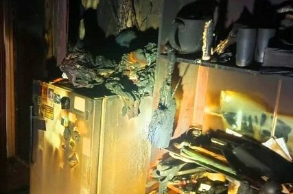 В Железногорске произошёл пожар в многоквартирном доме 