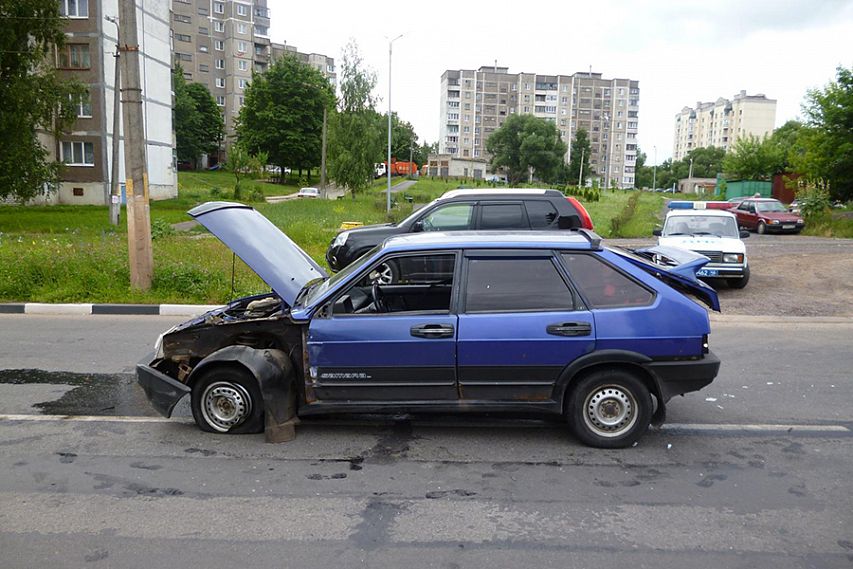 В Железногорске на улице Мира произошло ДТП, есть пострадавшие