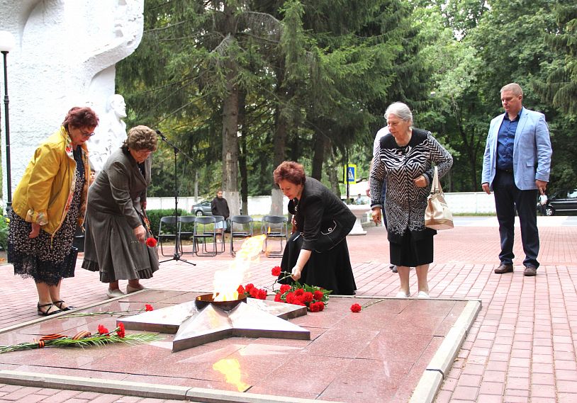 В Железногорском районе отметили 77-ю годовщину Победы в Курской битве