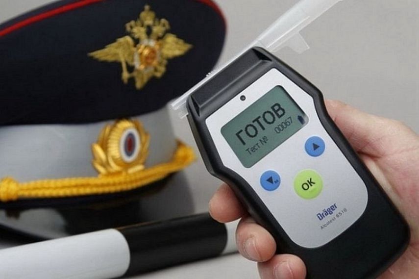 В Железногорске поймали пьяного водителя с превышением алкоголя в 8 раз больше допустимого