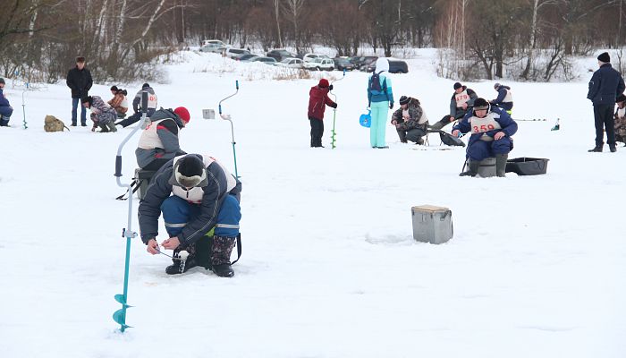 На Михайловском ГОКе прошли соревнования по подледному лову