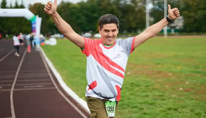 В Железногорске прошёл полумарафон