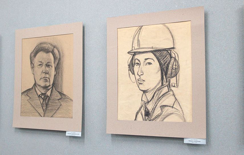 «Слава героям труда»: в Железногорске открылась выставка производственного портрета