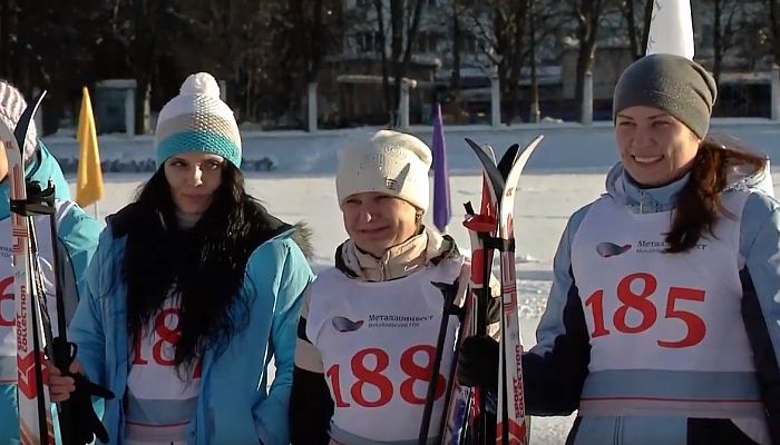 На Михайловском ГОКе прошли соревнования по лыжным гонкам