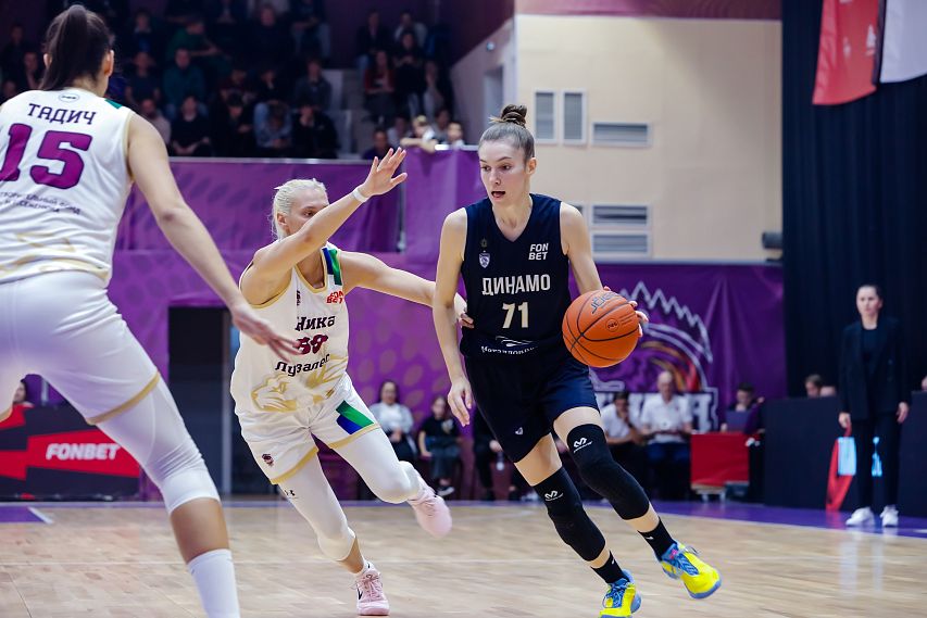 Баскетболистки курского «Динамо» в Сыктывкаре одержали вторую победу в чемпионате России
