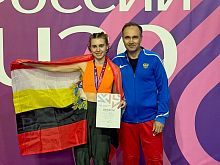 Железногорке Варваре Поляковой присвоили звание мастера спорта России по лёгкой атлетике 