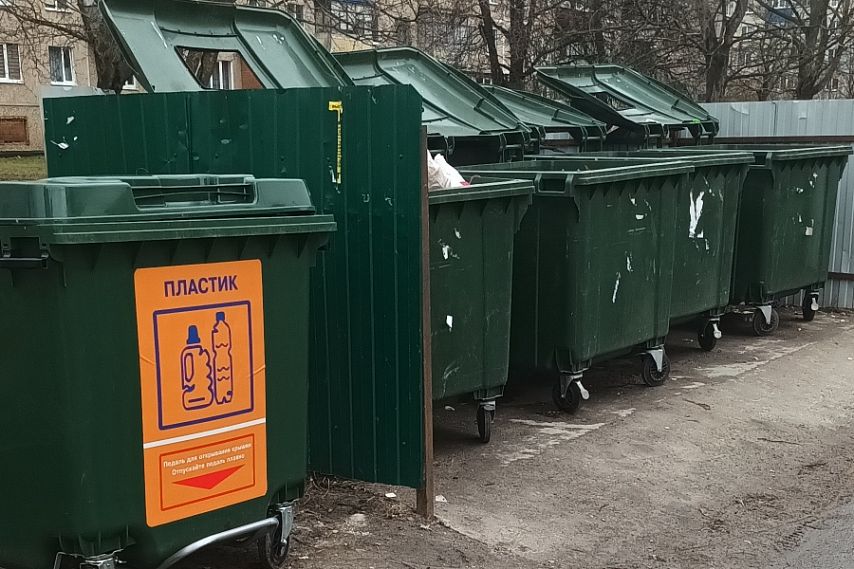 В Железногорске установили 107 контейнеров для сбора пластика