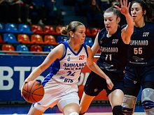 Баскетболистки курского «Динамо» в первом матче нового года переиграли московских одноклубниц