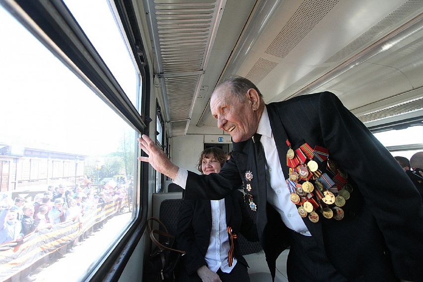Ветераны Великой Отечественной войны смогут бесплатно ездить в поездах 