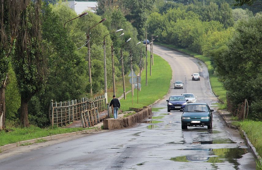 В Железногорске будет прекращено движение транспорта по мосту через реку Речица