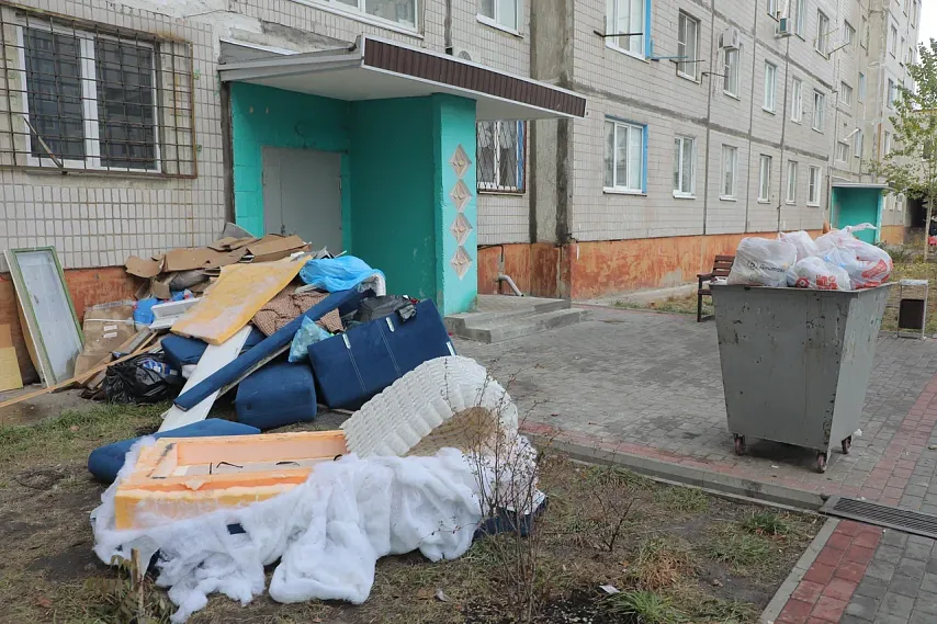 За год каждый житель Курской области накапливает 257 кг мусора