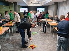 Молодые семьи работников Михайловского ГОКа приняли участие в фестивале настольных игр 