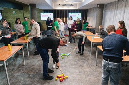 Молодые семьи работников Михайловского ГОКа приняли участие в фестивале настольных игр 