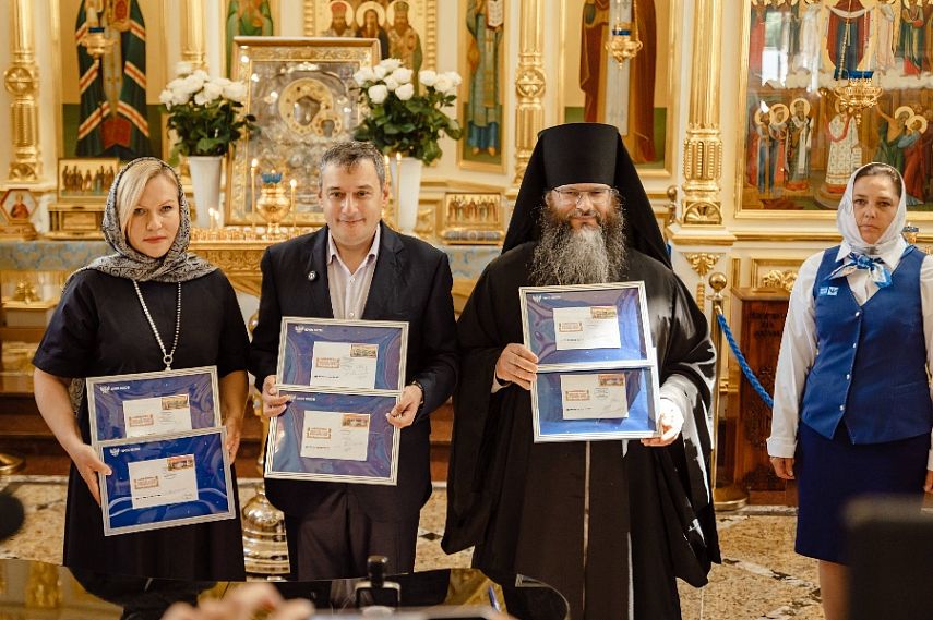 В Курске прошло спецгашение почтовых марок, посвящённых старейшим обителям области