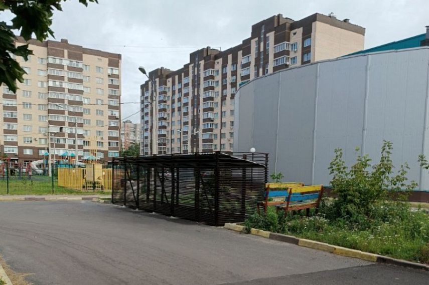 В Железногорске в 2025 году благоустроили две дворовые территории