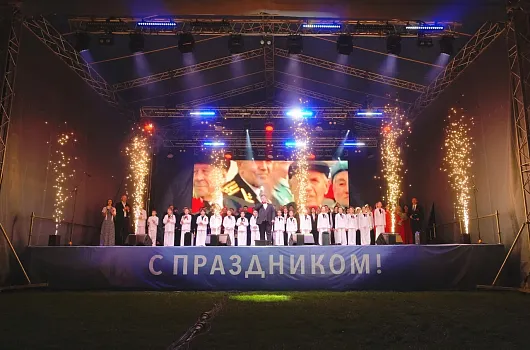 В Железногорске в канун 9 Мая звучали песни Победы