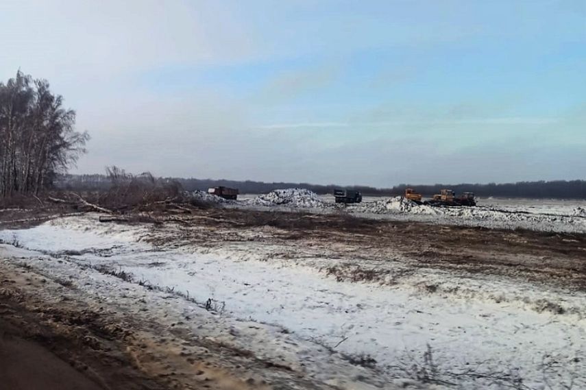 На месте строительства мемориального комплекса «Курская битва» начались работы