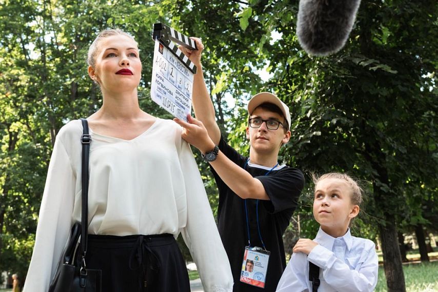 Железногорцы Юрковы попали в короткометражное кино