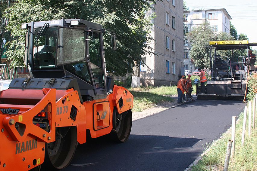 В Железногорске отремонтировали уже 5 800 кв. метров дорог