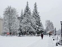 В Курской области с вечера 25 декабря ожидаются снегопад и ветер