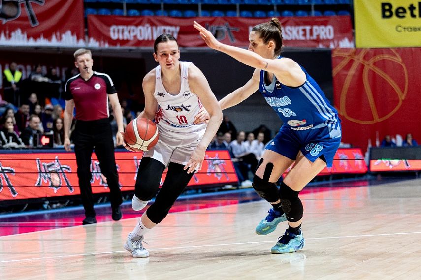 Московская МБА прервала беспроигрышную серию матчей баскетболисток курского «Динамо»