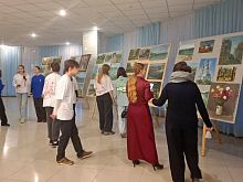 Железногорский художественный колледж показал в Курчатове работы участников конкурса-плэнера 