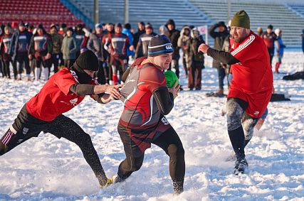Чемпионат ЦФО по регби на снегу прошёл в Железногорске
